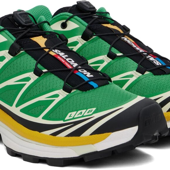 Salomon XT-6 Men's Bright Green Sulphur 475831 Hiking Trail Mens Size 13 NEW - Picture 13 of 15